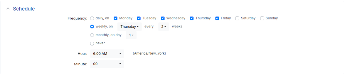 Schedule the Process