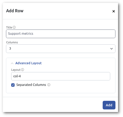 Add Row