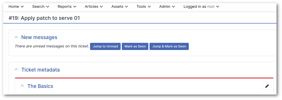 Unread Messages Notification